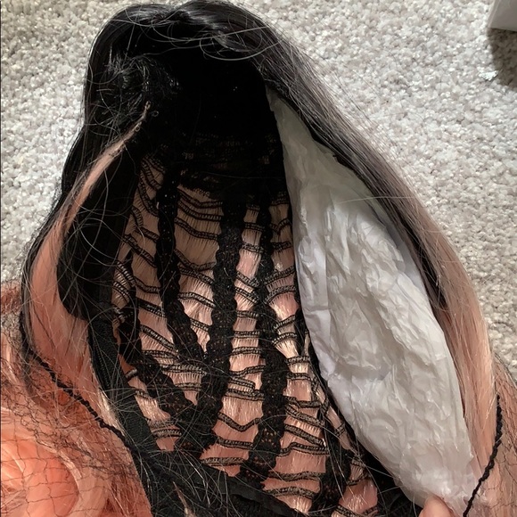 Ombré pink/peachy wig - Picture 3 of 5
